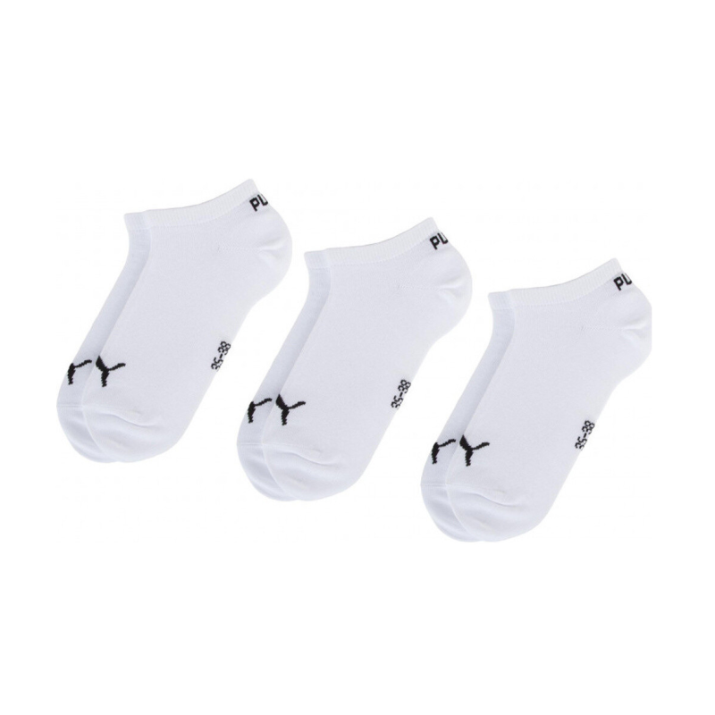 Puma socks sneaker plain white X3