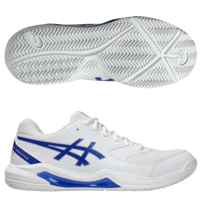 Asics Gel-dedicate 8 padel white/dark cobalt