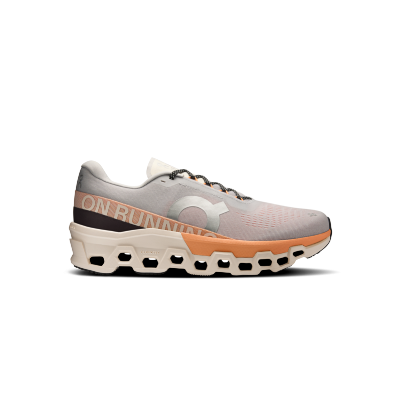 On Cloudmonster 2 glacier/tangerine