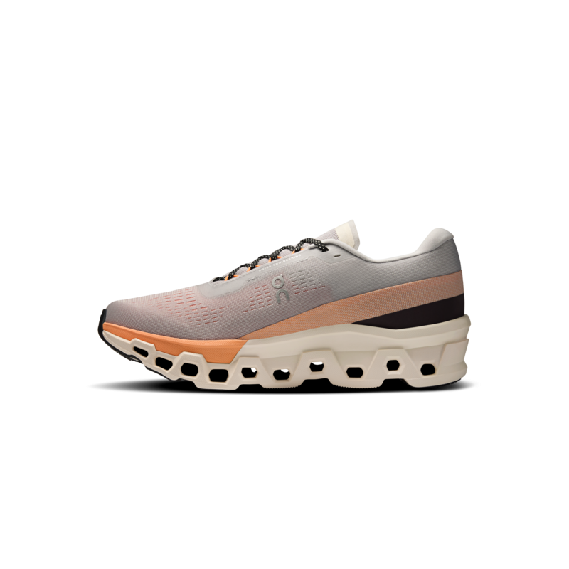 On Cloudmonster 2 glacier/tangerine