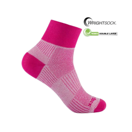 Wrightsock Coolmesh II quarter beet root