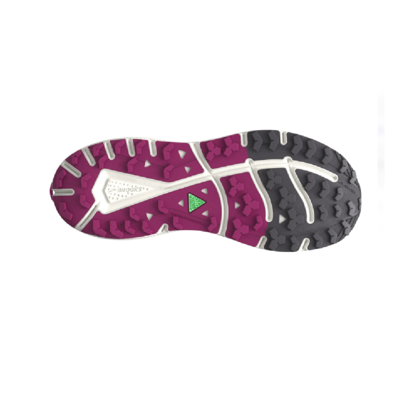 Brooks divide 6 ebony/fuchsia/lime