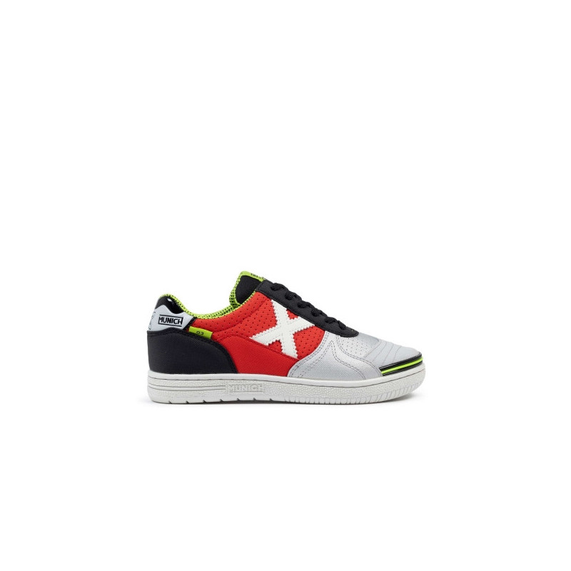 Munich G-3 kid 446 red/grey/black