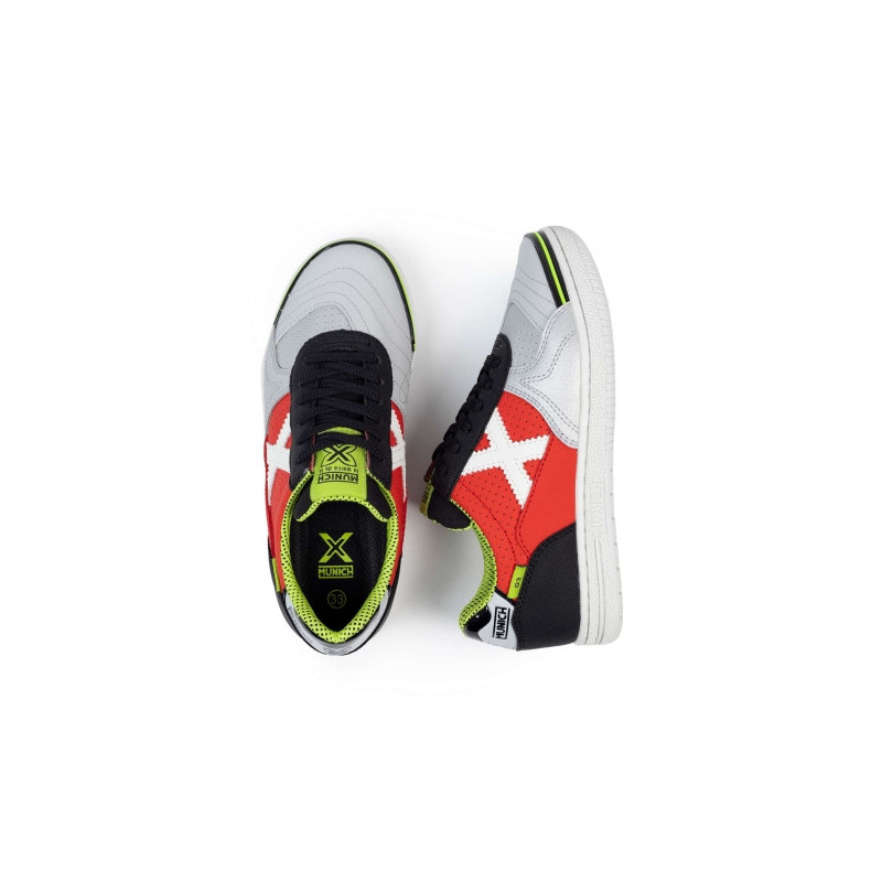 Munich G-3 kid 446 red/grey/black