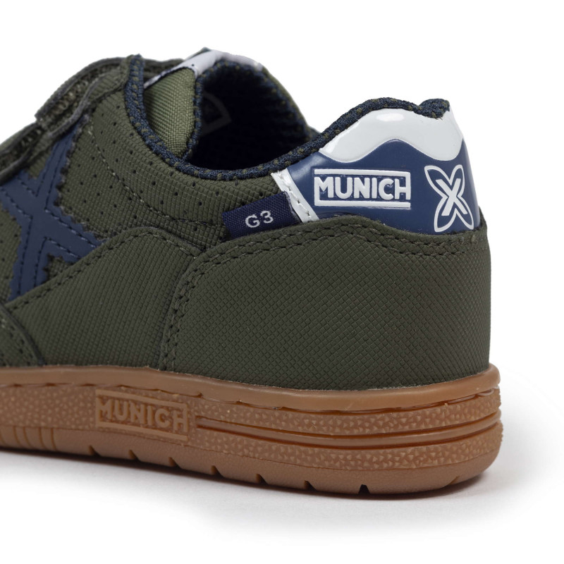 Munich G-3 kid vco. 445 kaki/navy