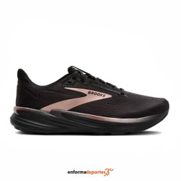 Brooks revel 8 black/black/rose gold w