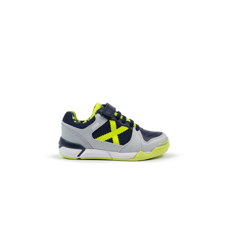 Munich one kid vco 76 navy/grey/yellow
