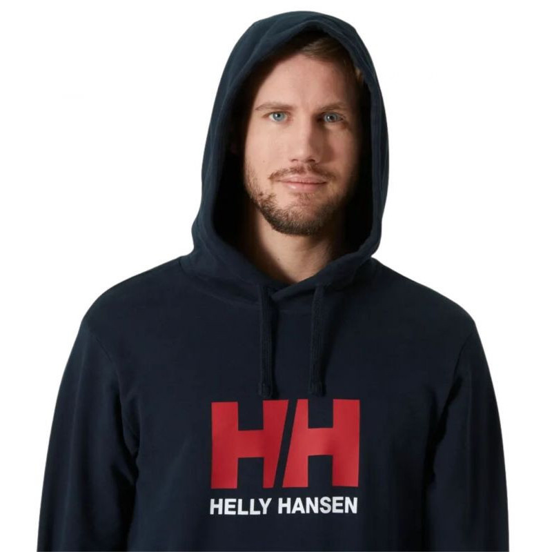 Helly Hansen logo hoodie navy/red/white