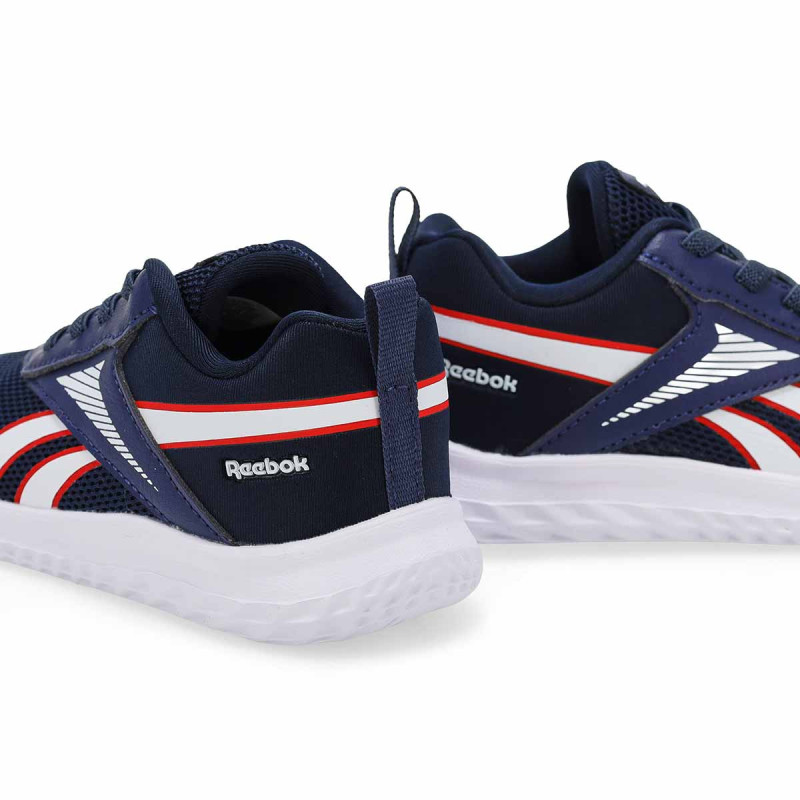 Reebok rush runner 5 elastic lace infant Blue/white/red