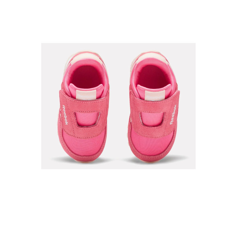 Reebok glide low hook & loop pink/pink/white infant