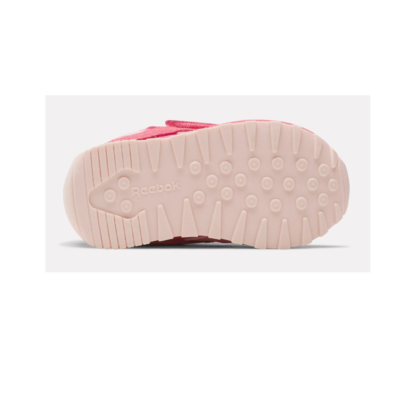 Reebok glide low hook & loop pink/pink/white infant