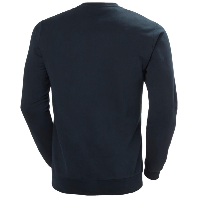 Helly hansen logo crew sweatshirt navy/red-white