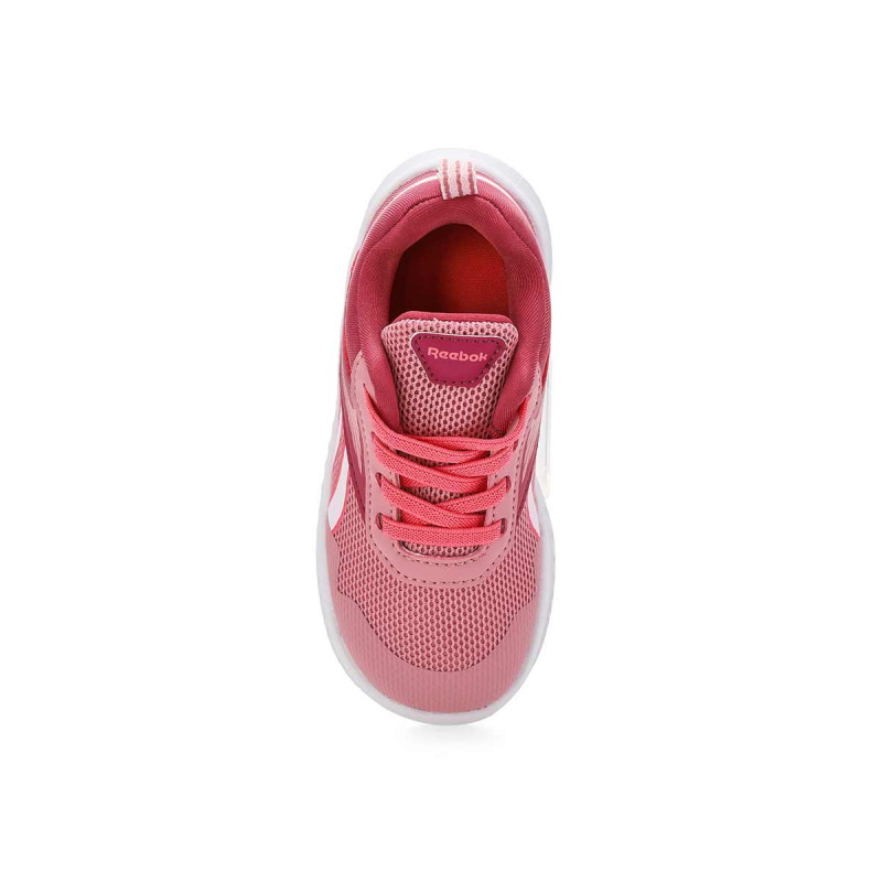 Reebok rush runner 5 elastic lace infant pink/pink/white
