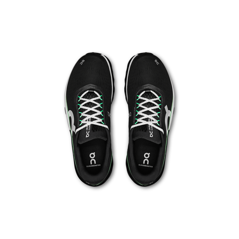 On cloudmonster 2 black/glacier m