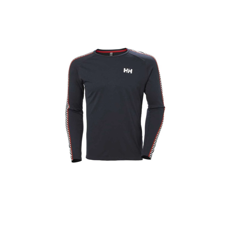Helly hansen lifa active stripe crew 597 nav/red/white