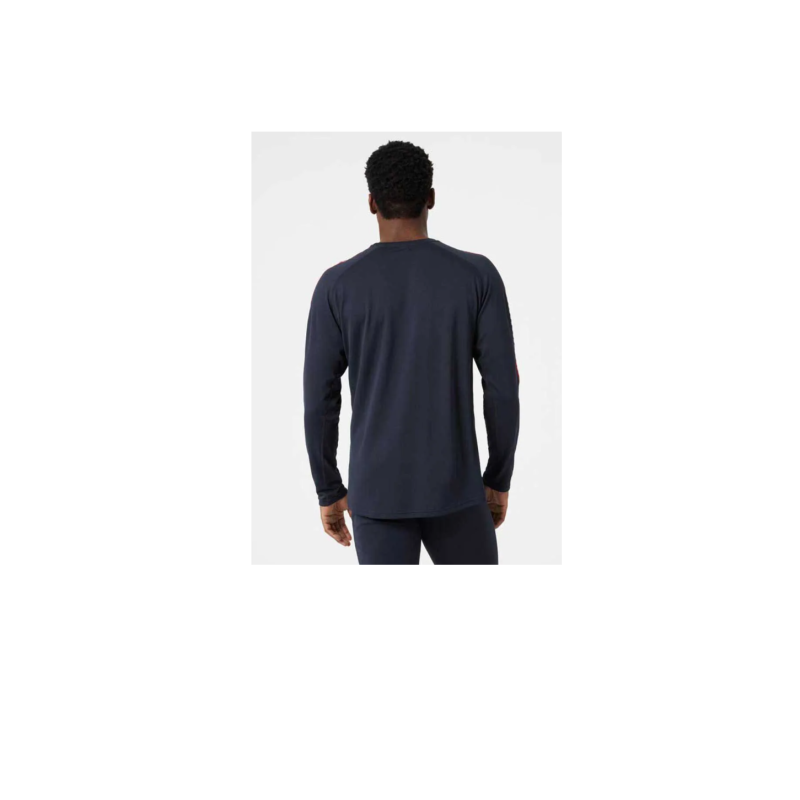 Helly hansen lifa active stripe crew 597 nav/red/white