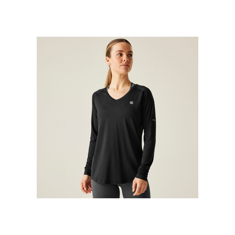 Regatta discern long tee black w