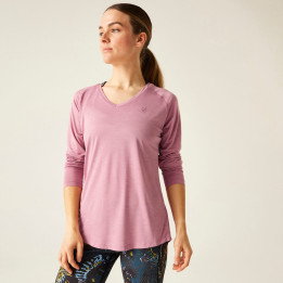 Regatta discern long tee lilas w