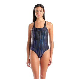 Arena hyacinth swimsuiut swim pro back black