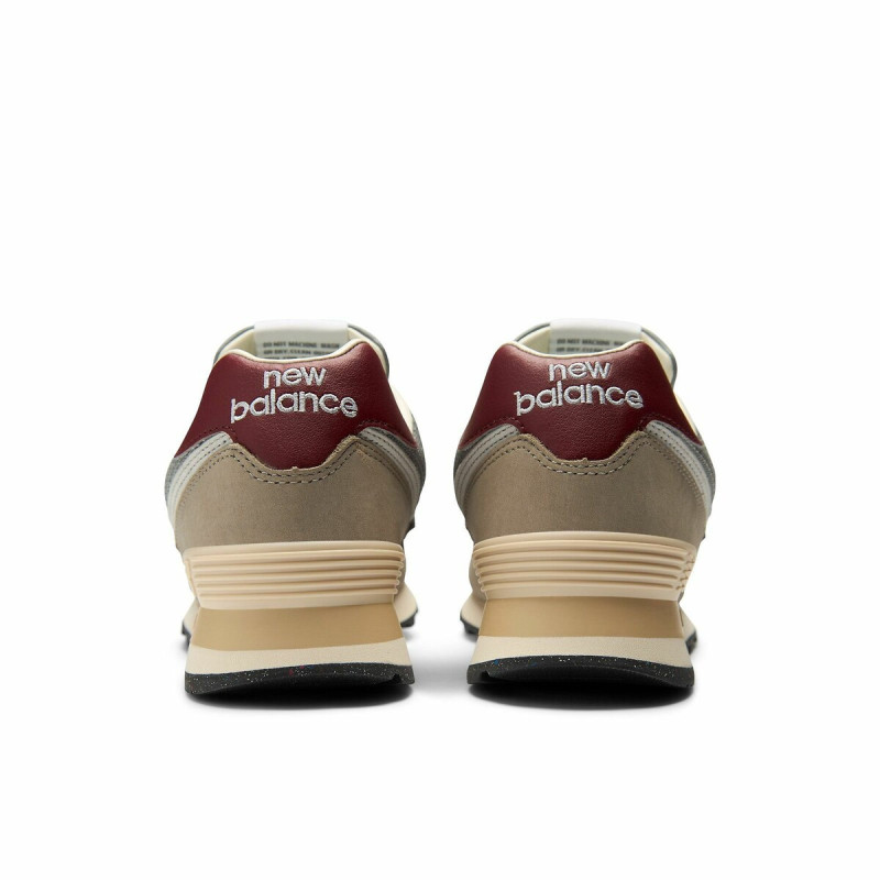 New balance 574 beige/grey/burgundy