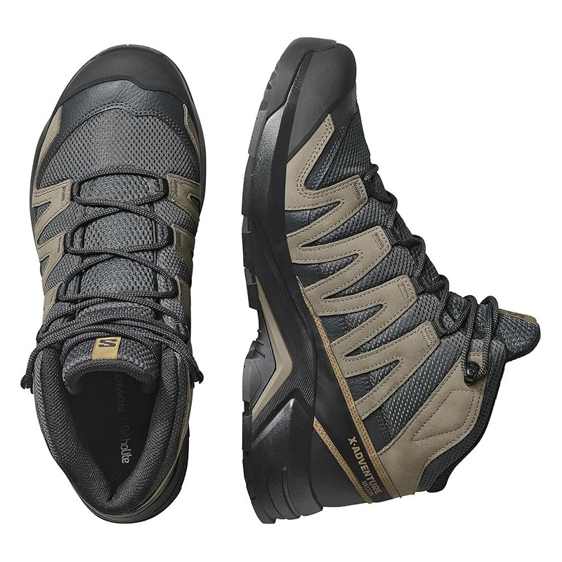 Salomon X-adventure recon mid gtx asphalt/falcon/coy brown