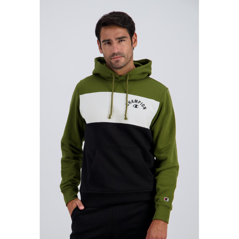 Champion hoodie black/beige/olive