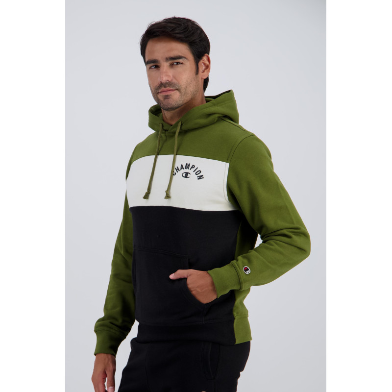 Champion hoodie black/beige/olive