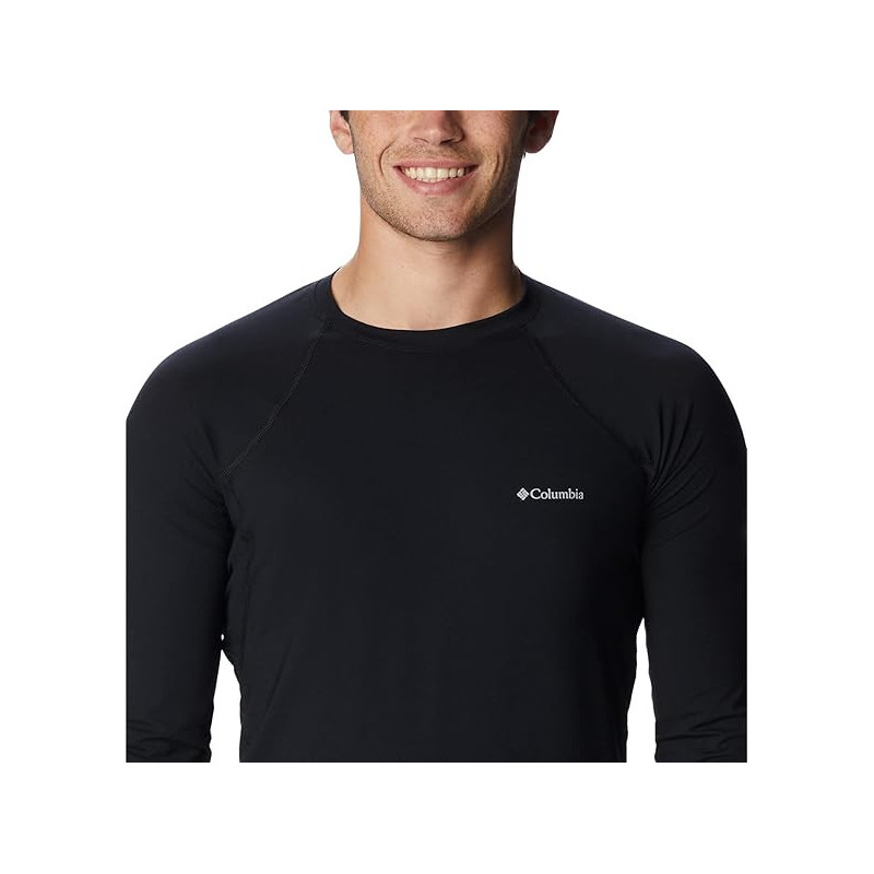 Columbia midweight stretch long sleeve top black