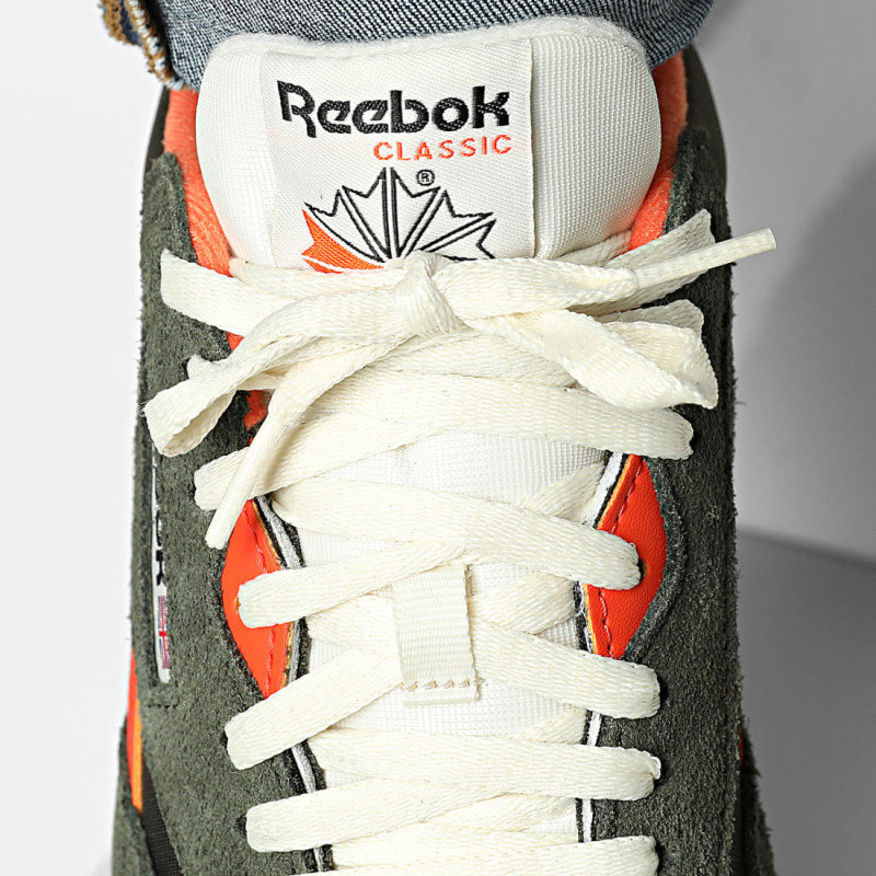 Reebok classic nylon green/orange/beige