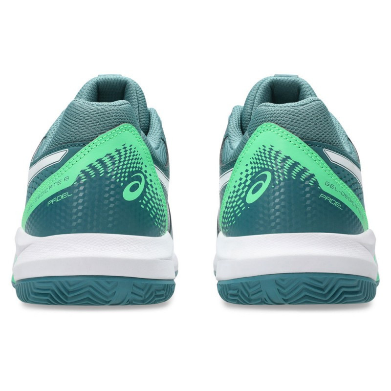 Asics gel-dedicate 8 padel misty pine/white