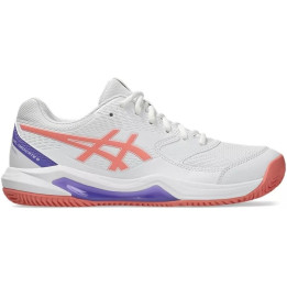 Asics gel-dedicate 8 padel White/guava