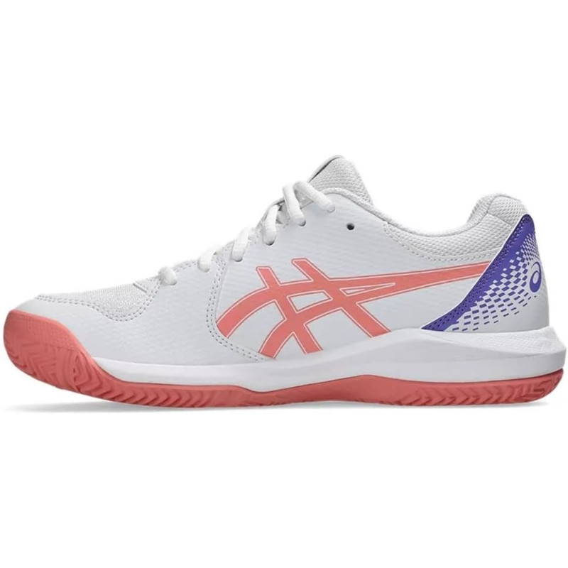 Asics gel-dedicate 8 padel White/guava
