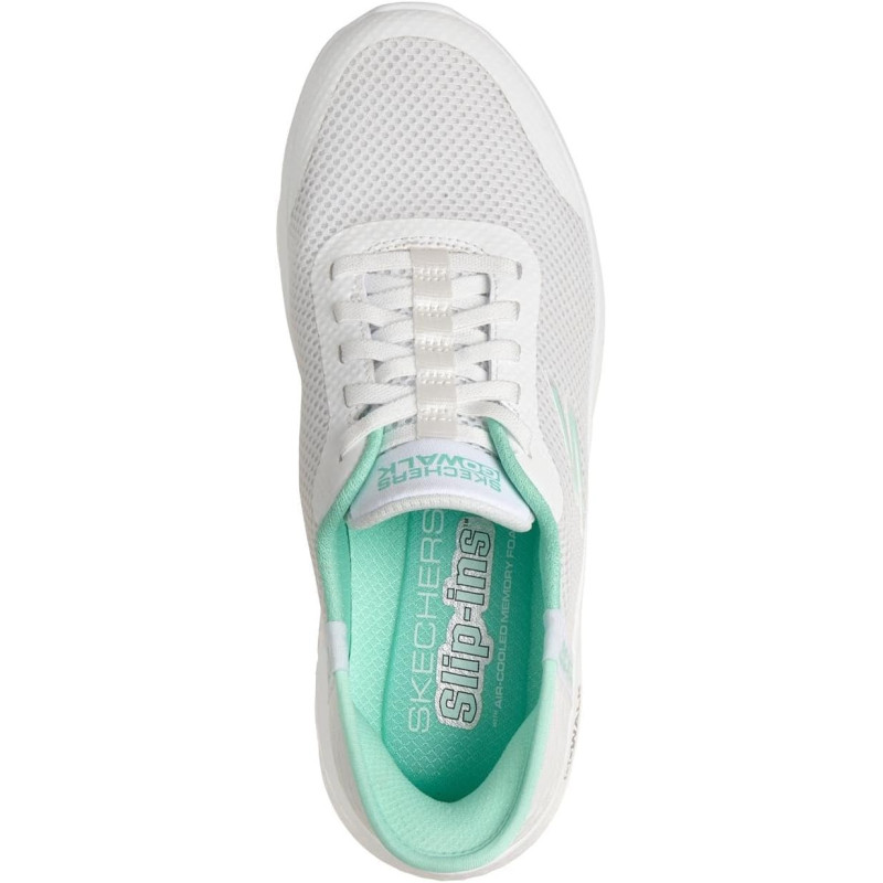 Skechers go walk flex grand entry white/mint