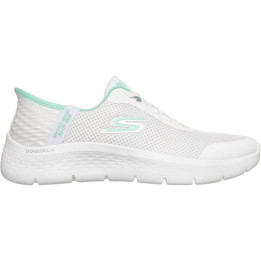 Skechers go walk flex grand entry white/mint
