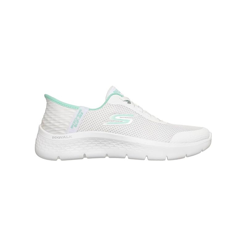 Skechers go walk flex grand entry white/mint
