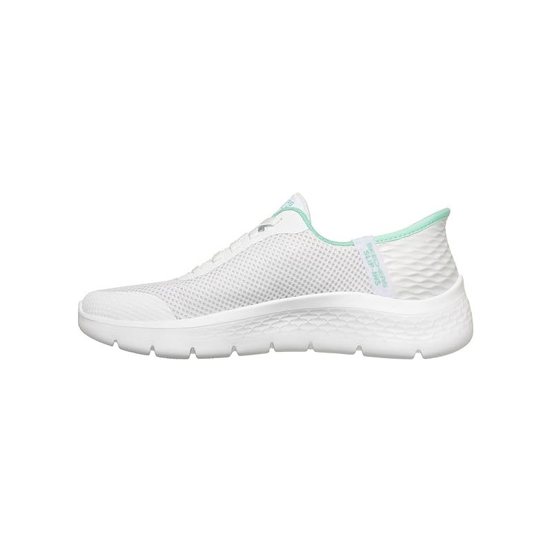 Skechers go walk flex grand entry white/mint