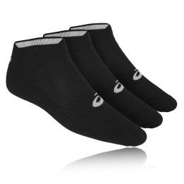 Asics 3 pack ankle sock performance black