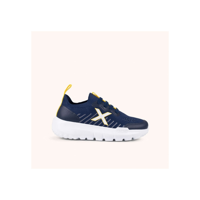 Munich Jony kid16 Navy/grey/yellow