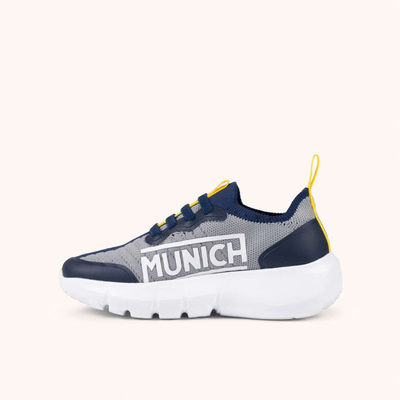 Munich Jony kid16 Navy/grey/yellow