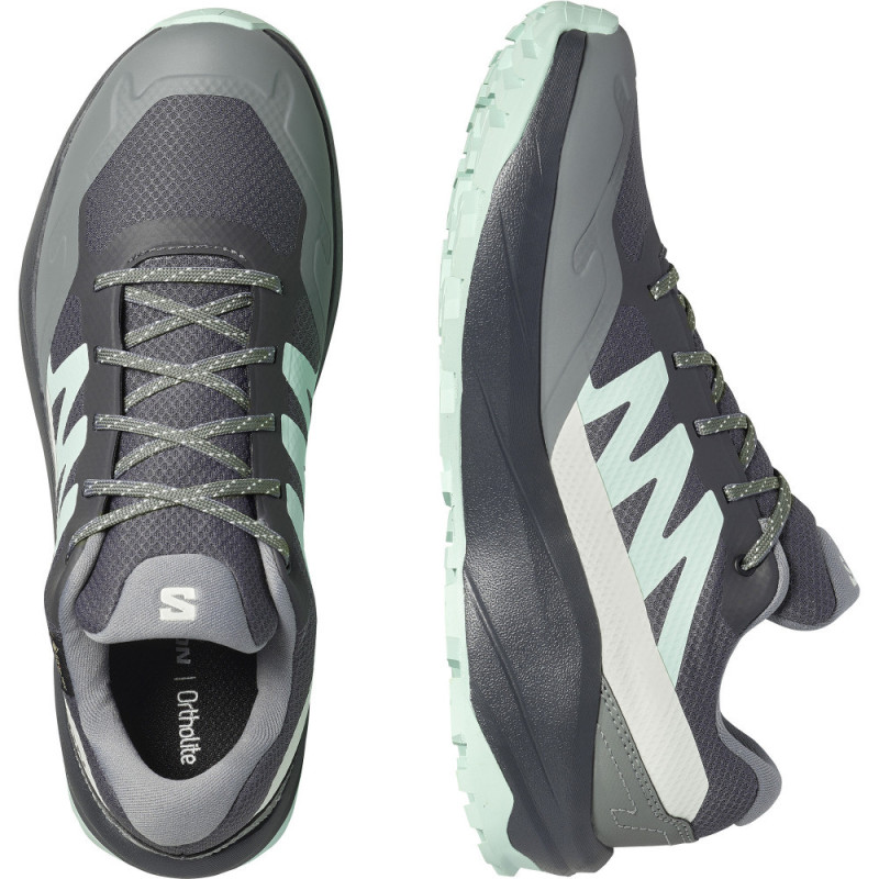 Salomon outscape gtx w asphalt/clearly aqua/lichen