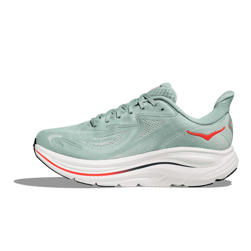 Hoka clifton 10 Sage/ neon flame