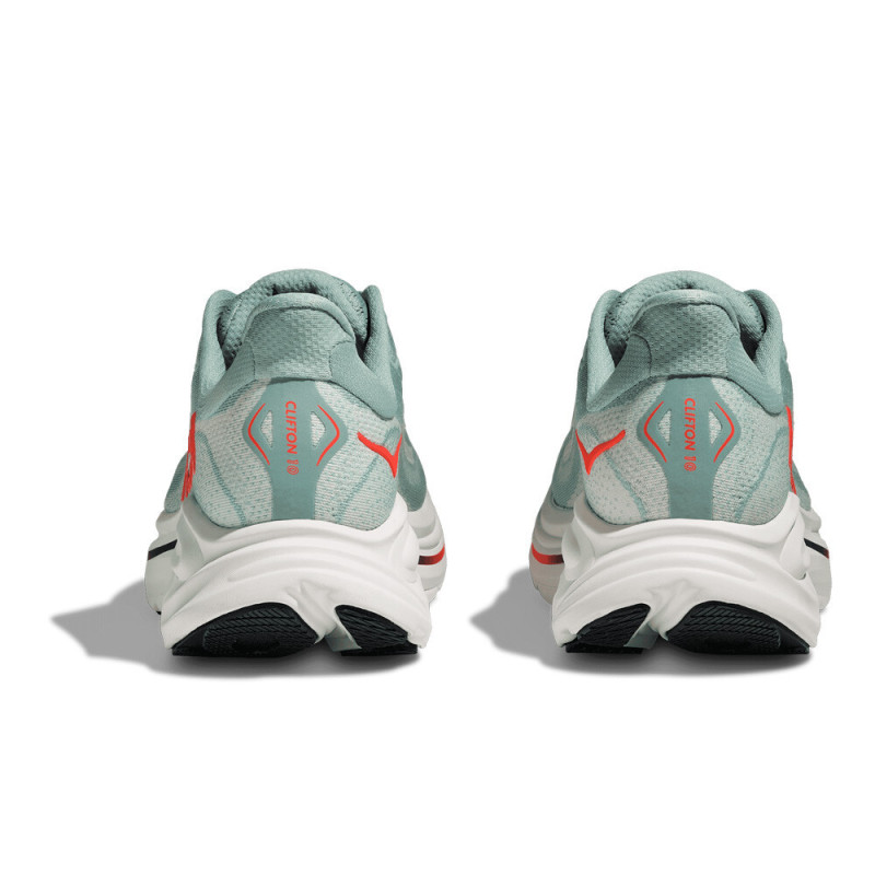 Hoka clifton 10 Sage/ neon flame
