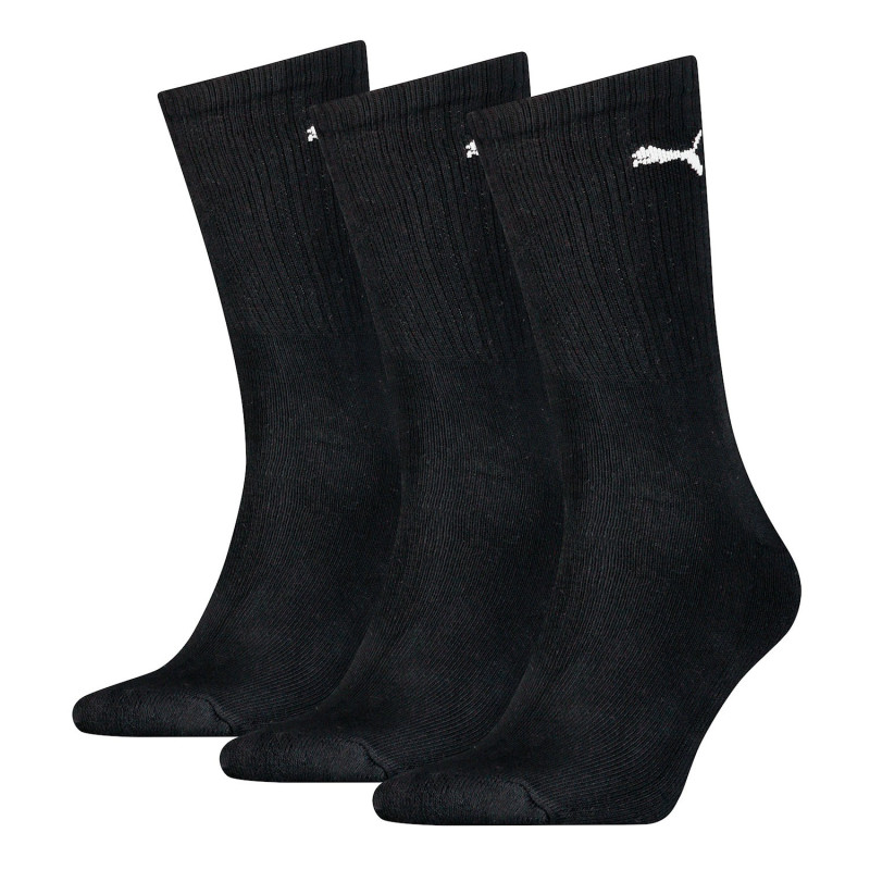 Puma light crew sock 3p black