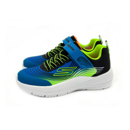 Skechers microspec advance blue/lime