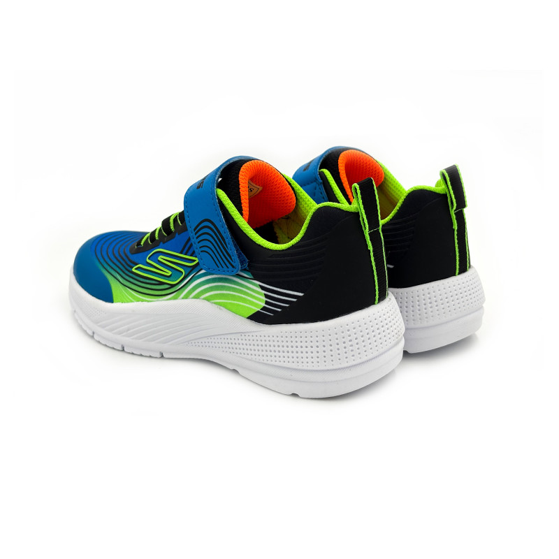 Skechers microspec advance blue/lime