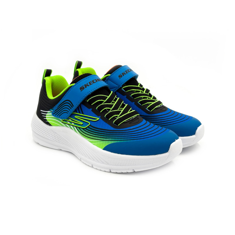 Skechers microspec advance blue/lime