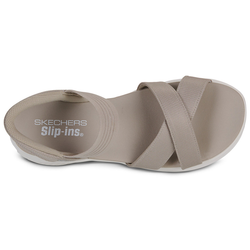 Skechers ultra flex 3.0 sandal never-better dark taupe