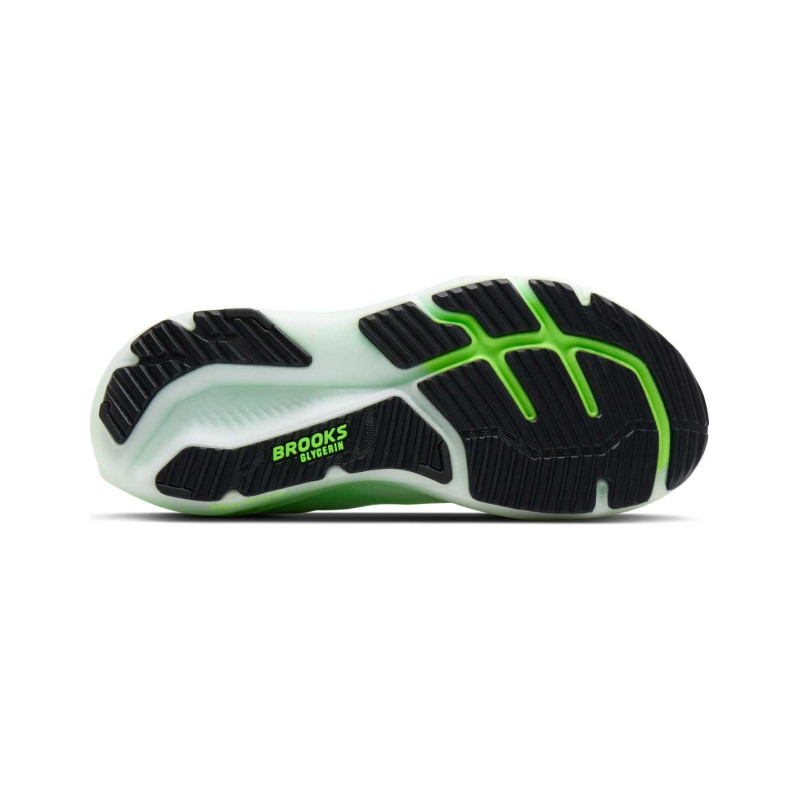 Brooks Glycerin 23 white/phantom/green gecko