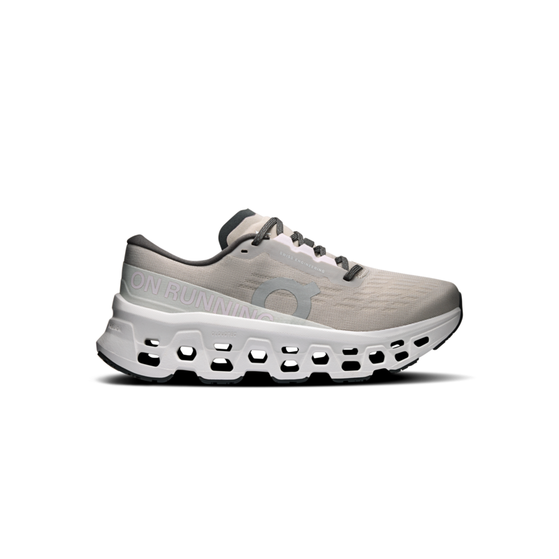 On cloudmonster 3 Truffle/ivory