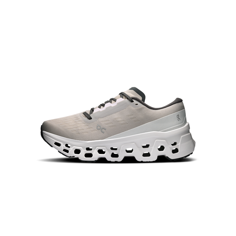 On cloudmonster 3 Truffle/ivory